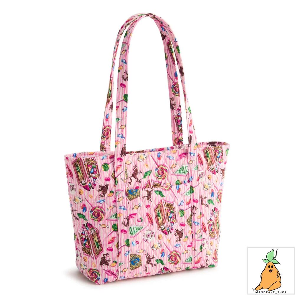 Vera Bradley Harry Potter Honeydukes Small Tote - Hogsmeade Candy Chocolate Frog